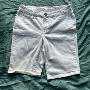 Women's White Denim Shorts